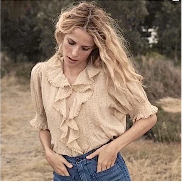 Doen Henri Blouse in Frances Floral sz S - Picture 4 of 12